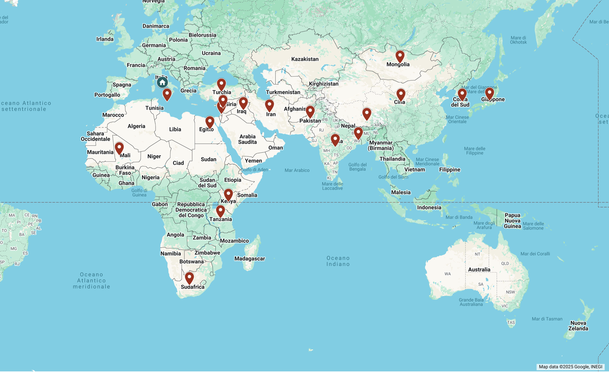 Mappa progetti ricerca iSO