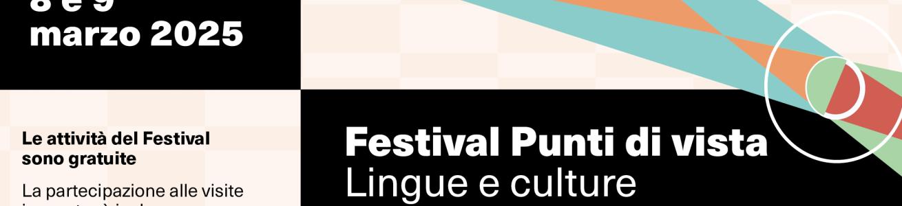  Festival Punti di vista - Lingue e culture